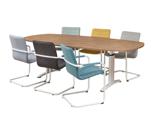 Vergadertafel Ora 240x120 cm Deens ovaal Flex
