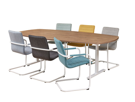 Vergadertafel Ora 240x120 cm Deens ovaal Basic