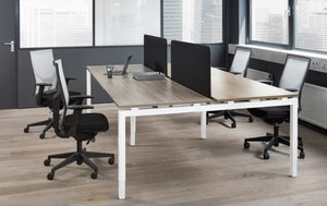 Bench Ora 240x165 cm 4 werkplekken 120x80 cm