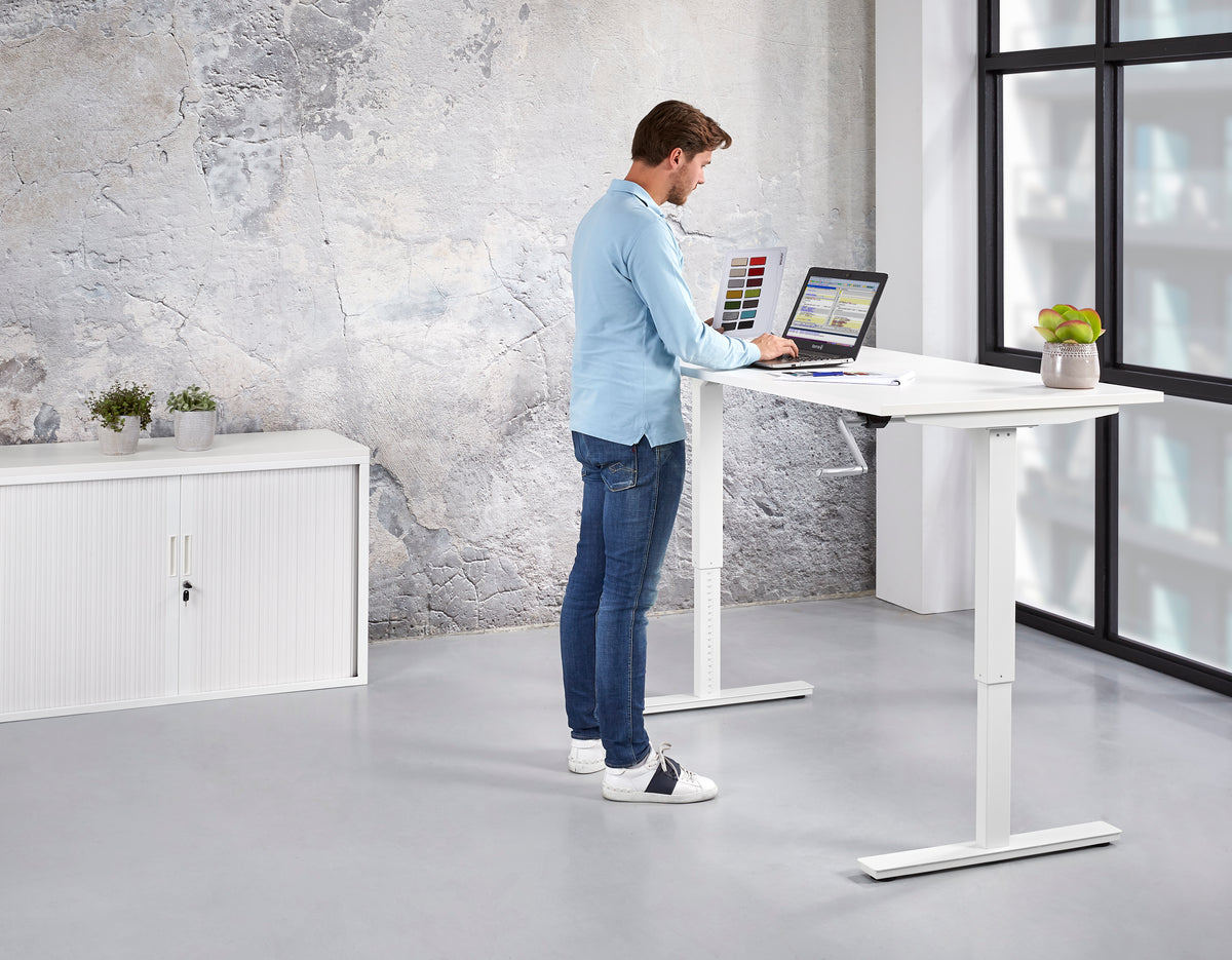 Zit-sta bureau Ora 120x80 cm met slinger