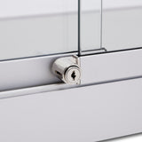 Vitrinekast Ora 100x40x197 cm glas