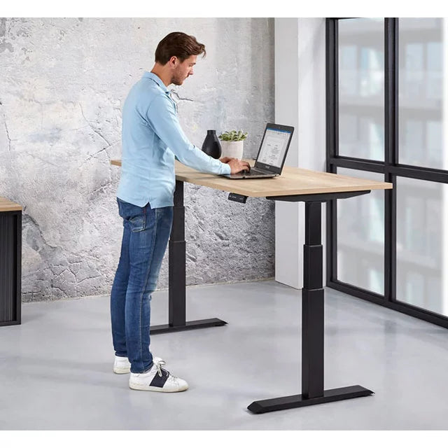 Zit-sta bureau p-stand