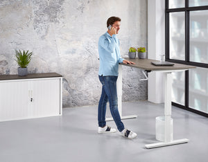 Zit-sta bureau Ora 140x80 cm met slinger
