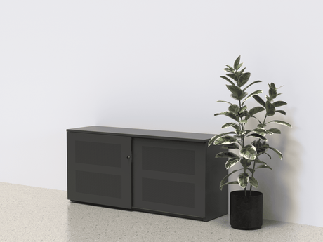 Akoestische kast Ora 82x160-240x47 cm geperforeerd