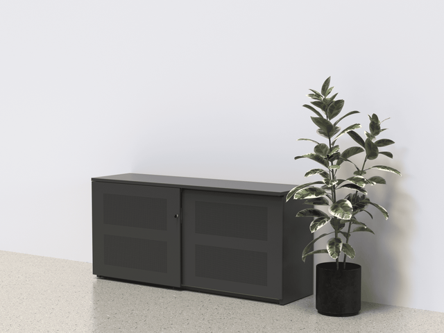 Akoestische kast Ora 82x160-240x47 cm geperforeerd