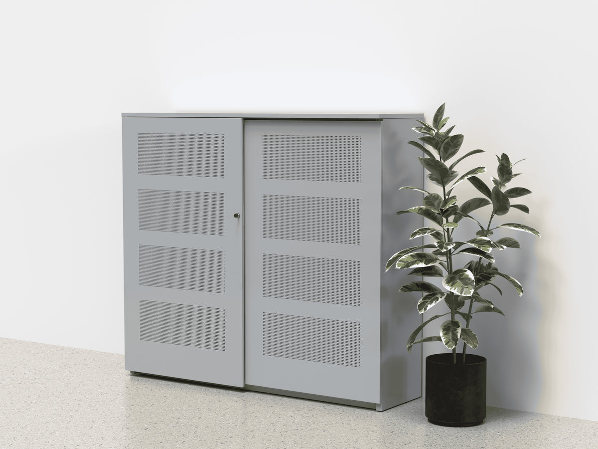 Akoestische kast Ora 159x160-240x47 cm geperforeerd